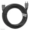 Neomounts HDMI15MM HDMI-Kabel – 5 Meter, 5 m, HDMI Typ A (Standard), HDMI Typ A (Standard), 10,2 Gbit/s, Schwarz