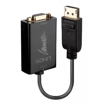 Aktives Konverterkabel Lindy DisplayPort 1.2 auf VGA