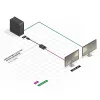 Aktives Konverterkabel Lindy DisplayPort 1.2 auf VGA