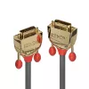 Lindy 2m DVI-D Dual Link Kabel, Gold Line, 2 m, DVI-D, DVI-D, Stecker, Stecker, Grau
