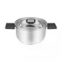 Resto Kitchenware Anser 2,5 l, rund, schwarz, Edelstahl