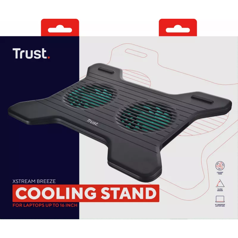 Trust Breeze Laptop-Kühlpad 40,6 cm (16 Zoll)