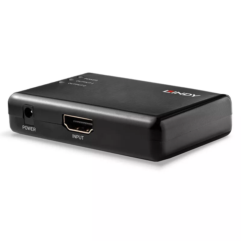 Lindy 2-fach HDMI 10.2G Splitter, kompakt