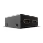 Lindy 2 Port HDMI 18G Bi-Direktionaler Umschalter, HDMI, Metall, Schwarz, 60 Hz, 18 Gbit/s, 3840 x 2160 Pixel