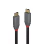 Lindy 1,5 m USB 3.2 Typ C auf C Kabel, 20 Gbit/s, 5 A, PD, Anthra Line