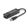 USB Hub und Gigabit Ethernet Konverter Lindy 43176