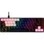 Tastaturkappe HyperX Rubber Keycaps Gaming-Zubehörset Rosa US-Layout für HyperX und Cherry MX-Stil-Schalter