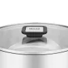 Resto Kitchenware Anser 3,2 L Runder Schwarzer Edelstahl
