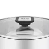 Resto Kitchenware Anser 3,2 L Runder Schwarzer Edelstahl