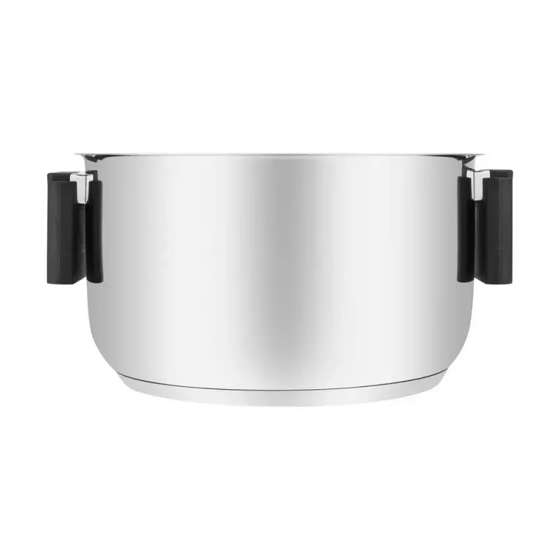 Resto Kitchenware Anser 3,2 L Runder Schwarzer Edelstahl