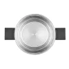 Resto Kitchenware Anser 3,2 L Runder Schwarzer Edelstahl