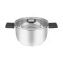 Resto Kitchenware Anser 3,2 L Runder Schwarzer Edelstahl