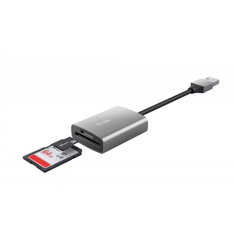 Trust Dalyx Kartenleser USB 3.2 Gen 1 (3.1 Gen 1) Aluminium
