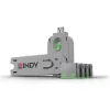 Portblocker Lindy USB Port Blocker 4er-Pack Farbcode Grün