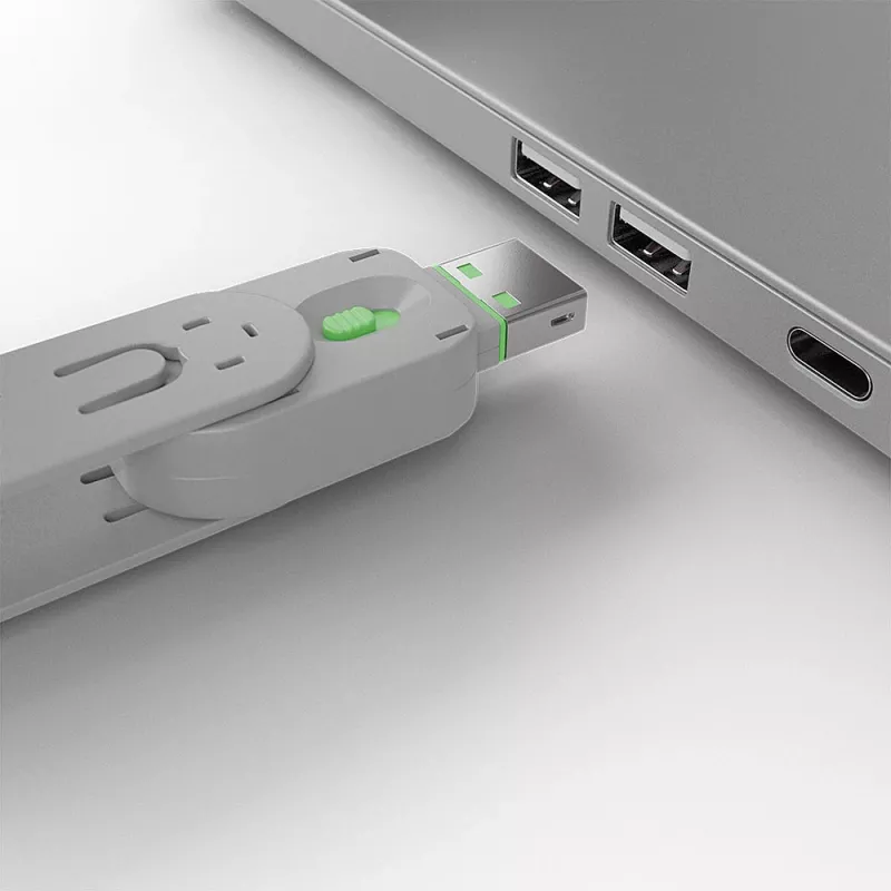 Portblocker Lindy USB Port Blocker 4er-Pack Farbcode Grün