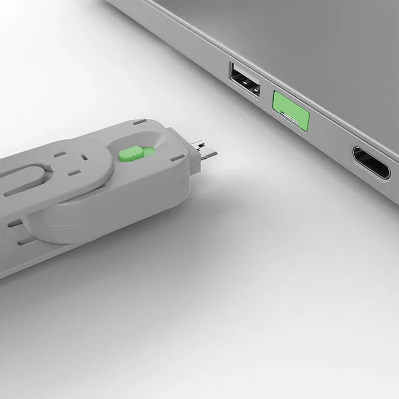 Portblocker Lindy USB Port Blocker 4er-Pack Farbcode Grün