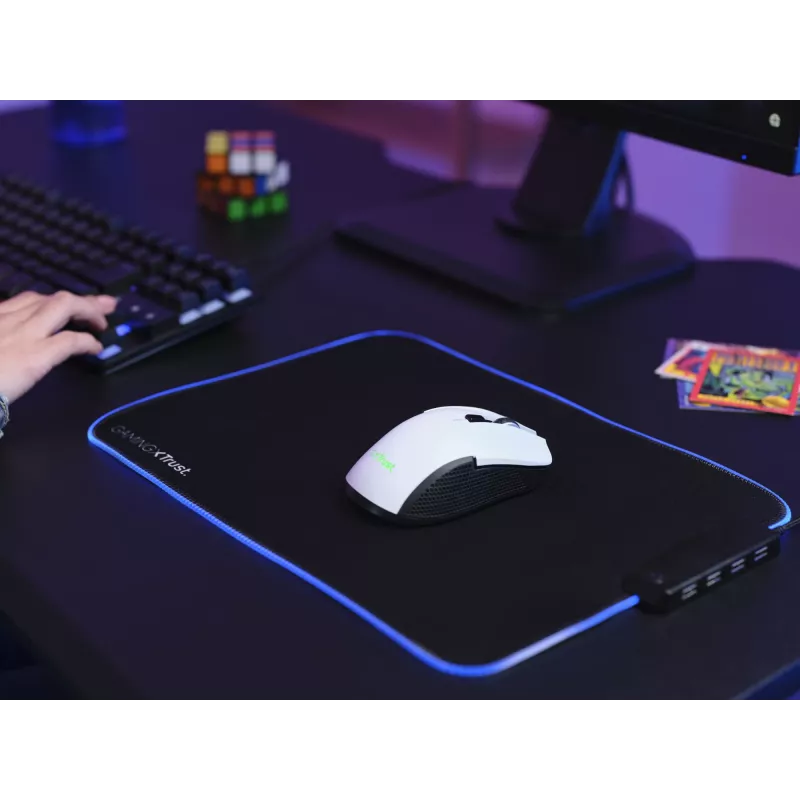 Trust GXT 923W YBAR Maus Gaming Rechtshändig RF Wireless Optisch 7200 DPI