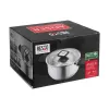 Resto Kitchenware Anser 4,4 L Rund Schwarz Edelstahl