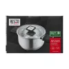Resto Kitchenware Anser 4,4 L Rund Schwarz Edelstahl