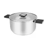 Resto Kitchenware Anser 4,4 L Rund Schwarz Edelstahl