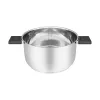Resto Kitchenware Anser 4,4 L Rund Schwarz Edelstahl