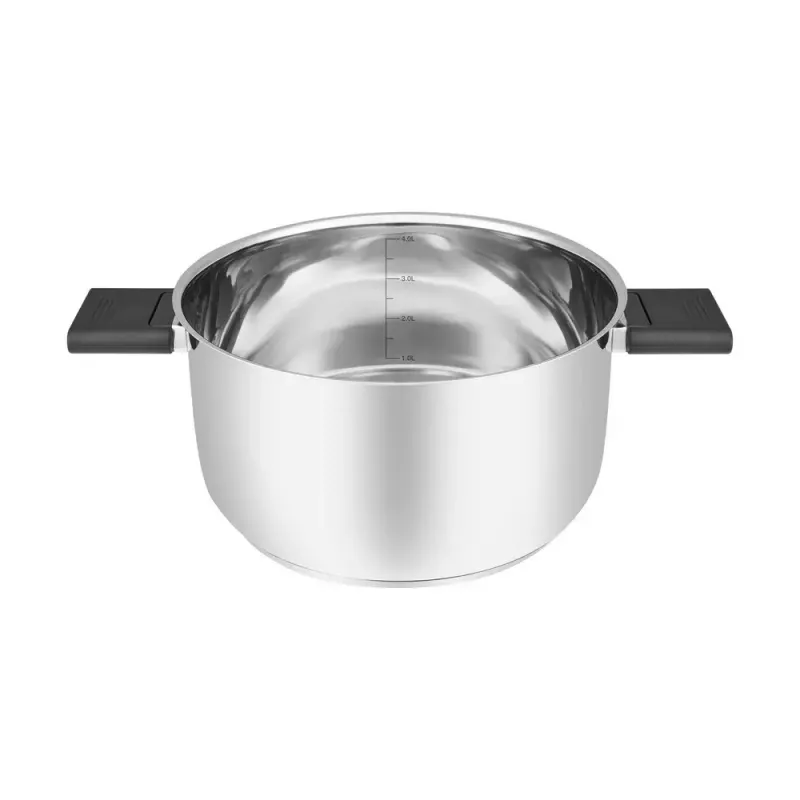 Resto Kitchenware Anser 4,4 L Rund Schwarz Edelstahl