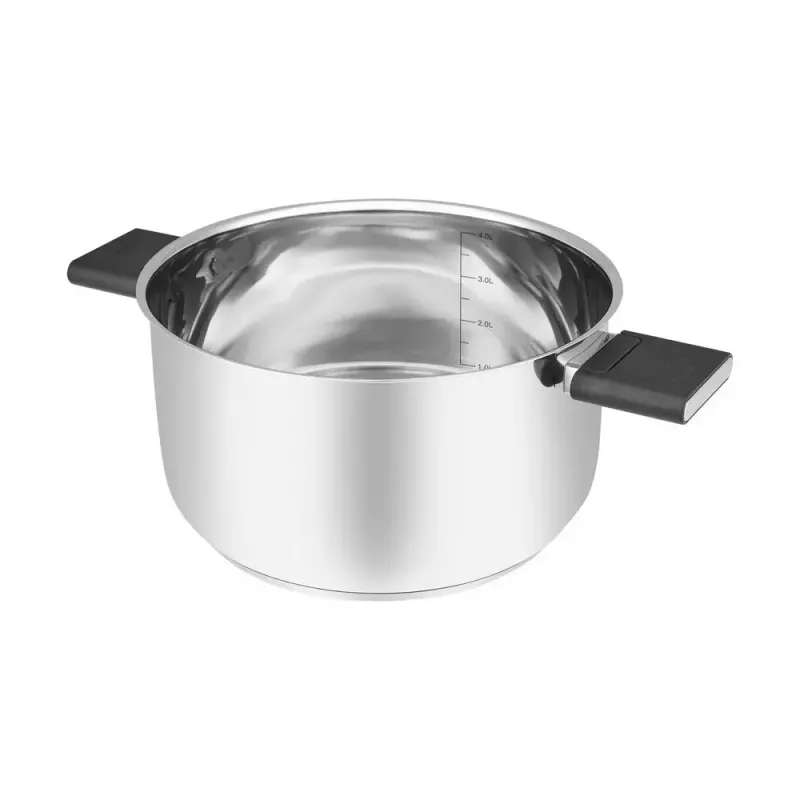 Resto Kitchenware Anser 4,4 L Rund Schwarz Edelstahl