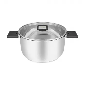 Resto Kitchenware Anser 4,4 L Rund Schwarz Edelstahl