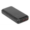 Tragbare Powerbank Rivacase VA2102 Lithium-Polymer 20000 mAh, Quick Charge 3.0, 2×USB-A + 1×USB-C, 22,5 W, Schwarz