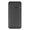 Tragbare Powerbank Rivacase VA2102 Lithium-Polymer 20000 mAh, Quick Charge 3.0, 2×USB-A + 1×USB-C, 22,5 W, Schwarz