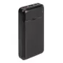 Tragbare Powerbank Rivacase VA2102 Lithium-Polymer 20000 mAh, Quick Charge 3.0, 2×USB-A + 1×USB-C, 22,5 W, Schwarz