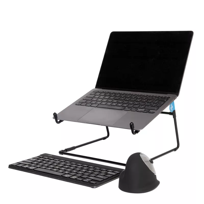 R-Go Tools Laptopständer R-Go Steel Office, geeignet für 10-22 Zoll, schwarz