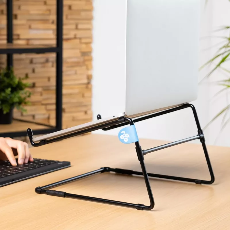R-Go Tools Laptopständer R-Go Steel Office, geeignet für 10-22 Zoll, schwarz