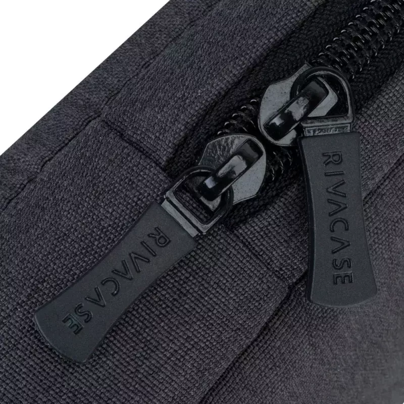 Sleeve-Hülle Rivacase 7707 für 43,9 cm (17,3 Zoll) Laptops, Polyester, 0,27 kg, schwarz, mit Griff
