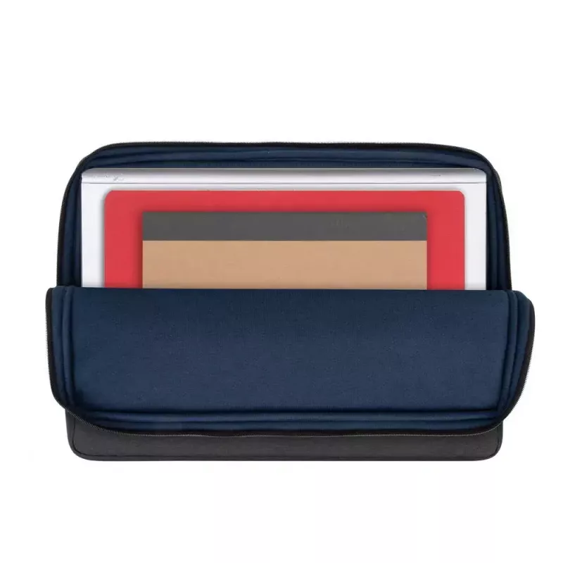 Sleeve-Hülle Rivacase 7707 für 43,9 cm (17,3 Zoll) Laptops, Polyester, 0,27 kg, schwarz, mit Griff