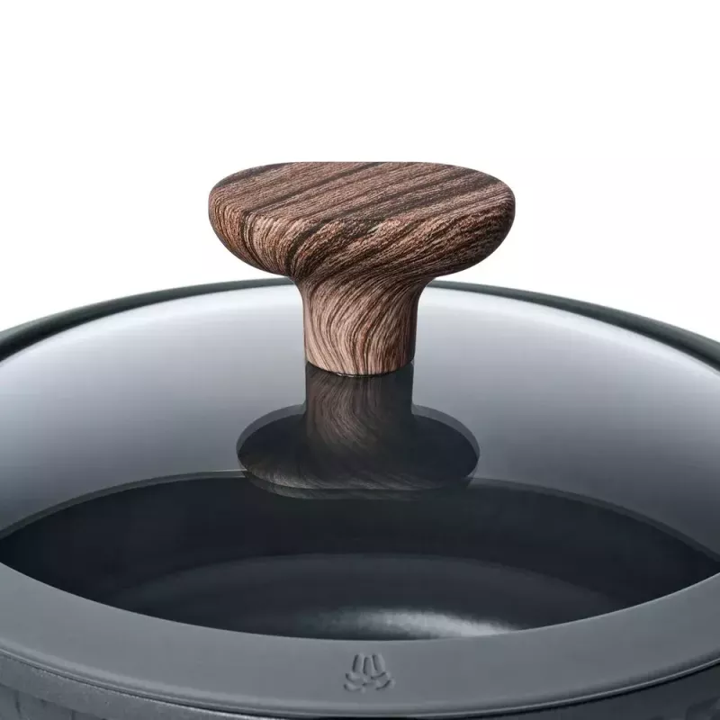 Resto Kitchenware Ran 2,4 L Rund Schwarz Holz