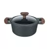 Resto Kitchenware Ran 2,4 L Rund Schwarz Holz