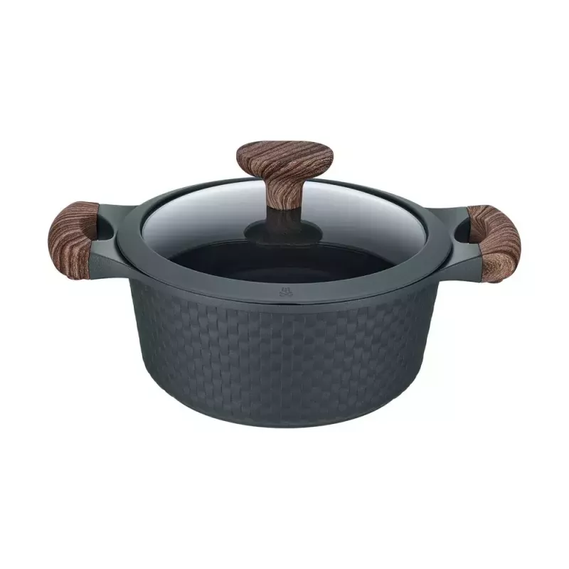 Resto Kitchenware Ran 2,4 L Rund Schwarz Holz