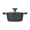 Resto Kitchenware Ran 2,4 L Rund Schwarz Holz