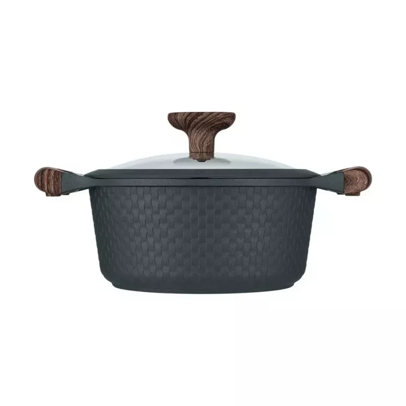 Resto Kitchenware Ran 2,4 L Rund Schwarz Holz