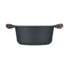Resto Kitchenware Ran 2,4 L Rund Schwarz Holz