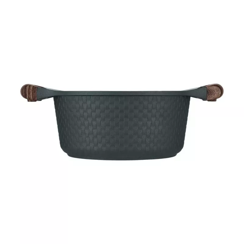 Resto Kitchenware Ran 2,4 L Rund Schwarz Holz