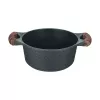 Resto Kitchenware Ran 2,4 L Rund Schwarz Holz