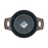Resto Kitchenware Ran 2,4 L Rund Schwarz Holz