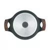 Resto Kitchenware Ran 2,4 L Rund Schwarz Holz
