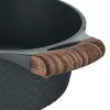 Resto Kitchenware Ran 2,4 L Rund Schwarz Holz