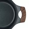 Resto Kitchenware Ran 2,4 L Rund Schwarz Holz