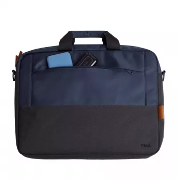 Trust Lisboa Aktentasche 40,6 cm 16 Zoll Blau 2 Fächer