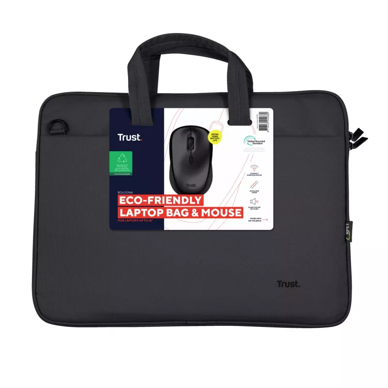 Trust Bologna 40,6 cm (16 Zoll) Aktentasche Schwarz
