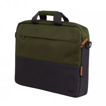 Trust Lisboa 25245 Laptop-Umhängetasche 16 Zoll (40,6 cm), Einschub von oben, Polyester, abnehmbarer Schultergurt, Grün